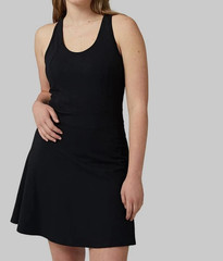 NEW 32 Degrees Cool Women Black Active Dress Built-in Shorts & Bra Sz XL Pockets