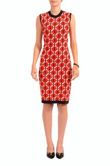 Dsquared2 Women&rsquo;s Multi-Color Pencil Bodycon Dress US L IT 44