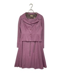 SYBILLA LORO PIANA Dress Wool Cashmere Set Up GBEAK 01490 Pink Authentic