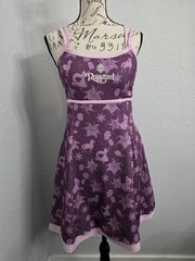 Boxlunch Disney Tangle Rapunzel Active Dress W Shorts Pockets Adjustable Straps
