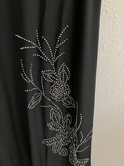 Antthony Mark Hankins Beaded Faraj Dress Black Size XL