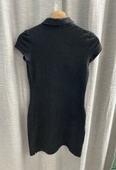 Lacoste Sport Piqué Stretch Polo Dress – Black – Size 34 (XS)