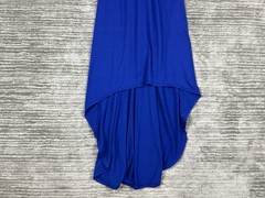 Sauci Dress Womens Small Black Blue Long Maxi Polyester Blend Casual