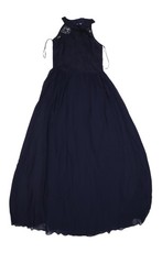 Wedtrend Dress Womens S Blue Halter Lace Chiffon Maxi Gown Formal Wedding Party