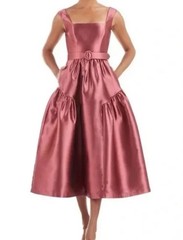 Kay Unger Lydia Satin Pink Dress 8