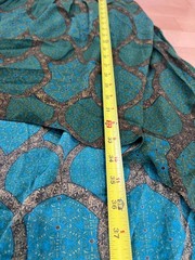 Love21 Boho Whimsigoth Hi-Low Cut Out Maxi Dress Green Medallion Lace Up XS