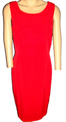 A Studio Midi Dress Textured Embroidered Bust Adjustable Strappy Back Size 12