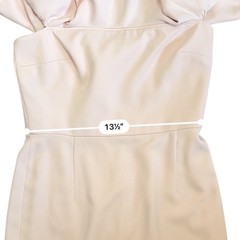 Camilyn Beth Pink Ruffle Off Shoulder Cocktail Dress Size 4 Made in USA Blush