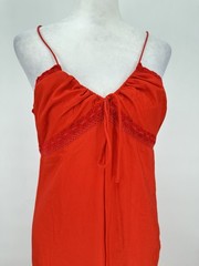 Princess Polly Emily Maxi Dress Red US 8 Lace Trim Slip Dress Coquette Romantic