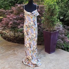 🔥CITRON🔥 Santa Monica Vintage Extremely Rare Find Bias Maxi Dress XL