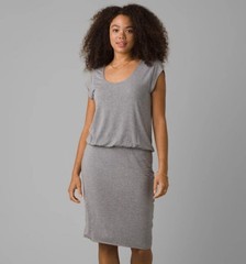 PrAna Women’s Janey Foundation Dress, Heather Gray, Size S, NWT