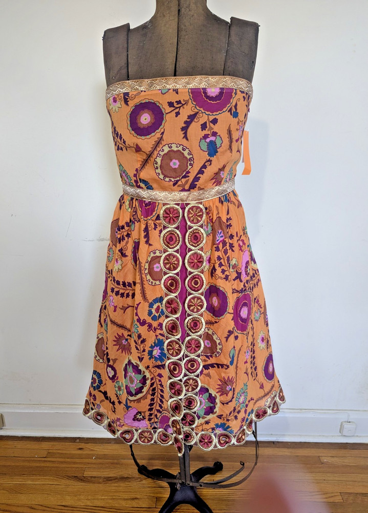 Cynthia Cynthia Steffe Bohemian Strapless Sun Dress Size 10 Indie Festival Folk