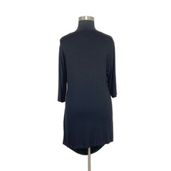 Transparente OS Black Tunic Dress Art To Wear Lagenlook Fits S M L XL 1X 2X