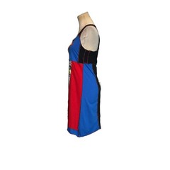 Styles Ever After Super Heroes patch work tank mini dress size Small