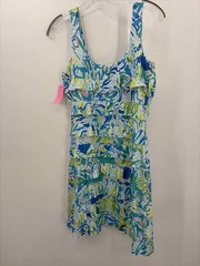 Pre-Owned Tango Mango Green Size Small Short Sleeveless Dress