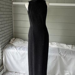 ♡ vintage reggio sparkly halter gown ♡