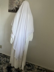 Two Layers KhimarWith Batwing Sleeve Dress,Khimar, Niqab,Hijab, Jilbab,حجاب،نقاب