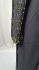 Virgos Lounge Beaded Maxi Dress Black Uk 12 RRP £189 LN061 AA 17