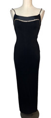 Cachet Vintage made in USA Women’s Cocktail Maxi Dress size M Sheath Embellished