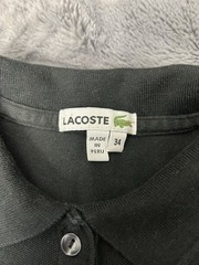 Lacoste Sport Piqué Stretch Polo Dress – Black – Size 34 (XS)