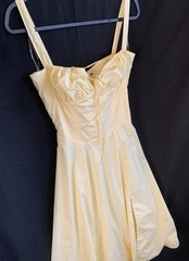 House Of Cb ‘Carmen’ Buttercup Bustier Corset Bodice Yellow Sundress -Size MP