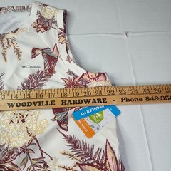 Columbia Bogata Bay Sleeveless Printed Dress Women&rsquo;s Size 2XL Drawstring Waist