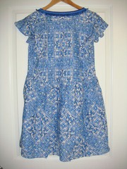 NWT Women&rsquo;s Vineyard Vines Cay Scarf Print Pintuck Dress~WhiteCap~S,M,L&XL