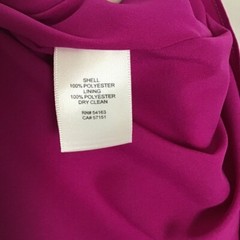 Eliza J Womens Sheath Dress Purple Lined V Neck Flutter Sleeve Pleated Zip 2 New