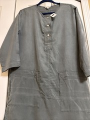 NWT~GAP ~Tencel Olive Green Lightweight Relaxed Fit Pockets Dress Size M/P