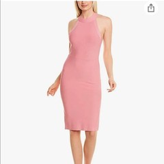 BCBG PINK BODYCON DRESS SIZE XS S L