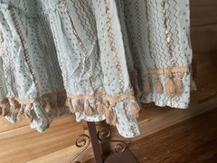 Me 2 Magic Light Blue Boho Maxi Dress Large