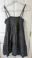 Klassy Network Mini Cocktail Dress Black Lined size M NWT adjustable straps