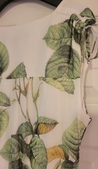 White House Black Market Ruched Midi Dress Forever Floral Hem Ecru NWT $170 14