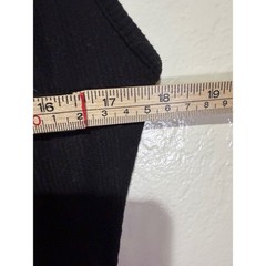 See You Monday Black Ribbed Tiered Sleeveless V-Neck Midi Dress Womens Size M