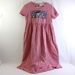 Silver Penny Red and White Checkered Dress Women&rsquo;s Size Small 100% Cotton