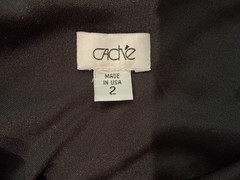 Vtg Cache blue sequin Backless side ruched open back Vintage Y2K sz 2