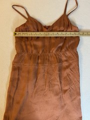 JCrew Rust Silk Dress/size medium ￼