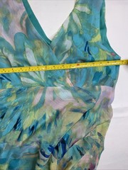 Vtg Rabbit Rabbit Rabbit Designs Chiffon Watercolor Fairy Dress size 6 Mermaid