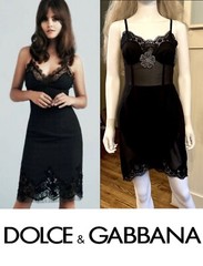3k Dolce & Gabbana 2017 2024 Pink Black Lace 2 Dress Set LOT 38 40 2 4 6 S M Top