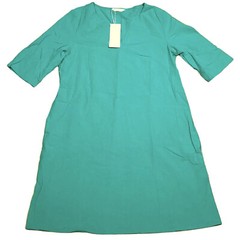Tendency Dress Teal Half Sleeve V Neck Size Large Women’s Bnwt (eur44)