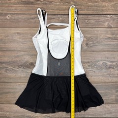 Free People Movement Women Downtown Drop Shot Mini Dress Size XS White Black