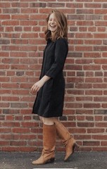 Sotela Remy Black multi-function button down shift dress 100% Tencel Minimalist