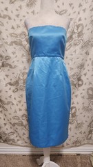 Camilyn Beth Teal Blue Strapless Cocktail Dress Sz 4