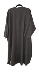 Eskandar Wool/Cashmere Maxi Tunic Duster 1 Size Gray Neiman Marcus Minor Flaws