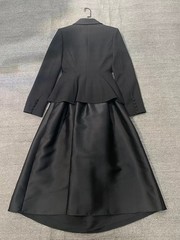 Women Self-Portrait V-neck Contrasting A-line Midi Dress