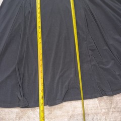 NWT Chadwick&rsquo;s Black One Shoulder Maxi Dress Size 6 Vintage Ring Detail Formal