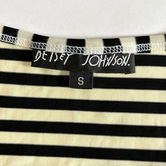 Vintage 1990’s Betsey Johnson Black & White Striped Mini Dress S Grunge Goth