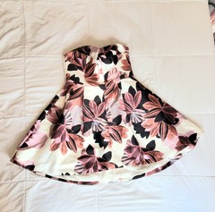 Keepsake The Label Divide Strapless Mini Dress Womens Medium Floral Pink NWT