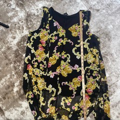 Adele & May too tunic style floral print SZ Large lightweight sleeveless dress