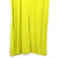 NWT ATM Interlock Modal Jersey Crew Neck Midi Dress Citron Lime Yellow Small